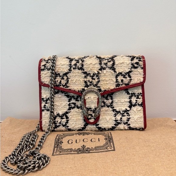 Gucci tween Dionysus WOC in tweed - Picture 1 of 11